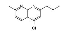 4-chloro-7-methyl-2-propyl-1,8-naphthyridine结构式
