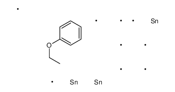 trimethyl-[2-phenoxy-1,1-bis(trimethylstannyl)ethyl]stannane Structure