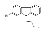 2-bromo-9-butyl-9H-fluorene Structure
