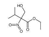 ethyl 2-(hydroxymethyl)-3-methyl-2-nitrobutanoate结构式