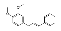 1,2-dimethoxy-4-(3-phenylprop-2-enyl)benzene结构式