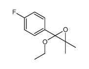 2-ethoxy-2-(4-fluorophenyl)-3,3-dimethyloxirane结构式