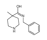 4-甲基-哌啶-4-(N-苄基)酰胺结构式