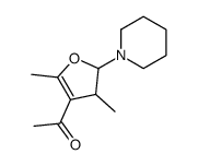 1-(3,5-dimethyl-2-piperidin-1-yl-2,3-dihydrofuran-4-yl)ethanone Structure