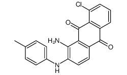 1-amino-8-chloro-2-(4-methylanilino)anthracene-9,10-dione Structure