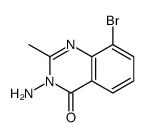 3-amino-8-bromo-2-methylquinazolin-4-one Structure
