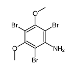 2,4,6-tribromo-3,5-dimethoxyaniline结构式