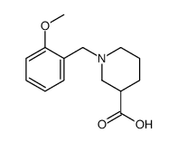 1-(2-methoxybenzyl)piperidine-3-carboxylic acid structure