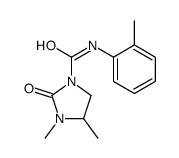 3,4-dimethyl-N-(2-methylphenyl)-2-oxoimidazolidine-1-carboxamide结构式