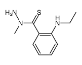 2-Ethylamino-thiobenzoic acid N-methyl-hydrazide Structure
