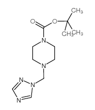 4-[1,2,4]噻唑-1-甲基哌嗪-1-羧酸叔丁酯结构式