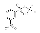 1-nitro-3-(trichloromethylsulfanylsulfonyl)benzene结构式