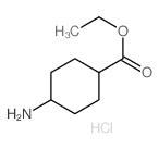 4-氨基环己烷-1-羧酸乙酯结构式