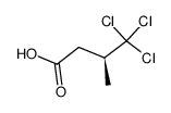 (-)-(3S)-4,4,4-trichloro-3-methylbutanoic acid Structure