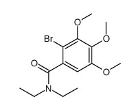 2-bromo-N,N-diethyl-3,4,5-trimethoxybenzamide Structure