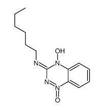 N-hexyl-4-hydroxy-1-oxido-1,2,4-benzotriazin-1-ium-3-imine Structure