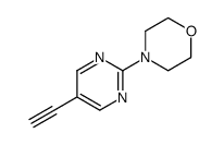 4-(5-ethynylpyrimidin-2-yl)morpholine结构式