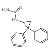 (2,2-diphenylcyclopropyl)urea结构式