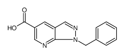 1H-Pyrazolo[3,4-b]pyridine-5-carboxylic acid, 1-(phenylmethyl) Structure
