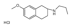 (S)-(-)-7-甲氧基-n-丙基-2-氨基四氢化萘盐酸盐结构式