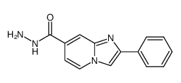 2-phenylimidazo[1,2-a]pyridine-7-carbohydrazide Structure