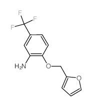 2-(2-Furylmethoxy)-5-(trifluoromethyl)aniline结构式