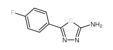 5-(4-fluorophenyl)-1,3,4-thiadiazol-2-amine Structure
