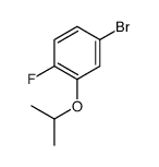 4-Bromo-1-fluoro-2-(1-methylethoxy)-benzene structure