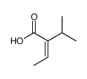 2-propan-2-ylbut-2-enoic acid结构式