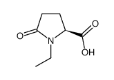 (S)-1-ethyl-5-oxopyrrolidine-2-carboxylic acid Structure