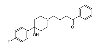 4-(4-(4-FLUOROPHENYL)-4-HYDROXYPIPERIDIN-1-YL)-1-PHENYLBUTAN-1-ONE结构式