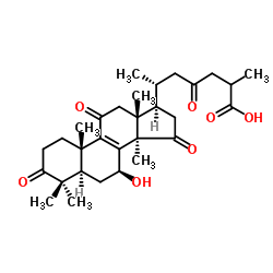 Ganoderic acid D2 Structure