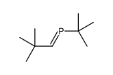 tert-butyl(2,2-dimethylpropylidene)phosphane Structure