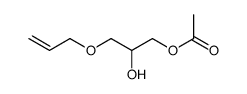 3-allyloxy-2-hydroxypropyl acetate Structure