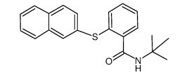 N-tert-butyl-2-(naphthalen-3-ylthio)benzamide Structure