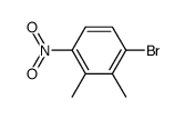 1-溴-2,3-二甲基-4-硝基-苯结构式