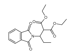 (1-phthalimido-propyl)-malonic acid diethyl ester结构式