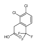 [2,3-Dichloro-6-(trifluoromethyl)phenyl]acetic acid Structure