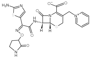 头孢吡酮结构式