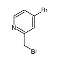 4-Bromo-2-(bromomethyl)pyridine Structure