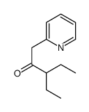 3-乙基-1-(2-吡啶)-2-戊酮结构式
