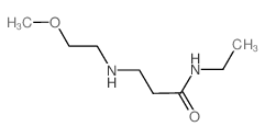 N-Ethyl-3-[(2-methoxyethyl)amino]propanamide Structure