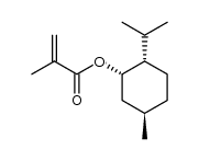 (1S,2S,5R)-2-isopropyl-5-methylcyclohexyl methacrylate结构式