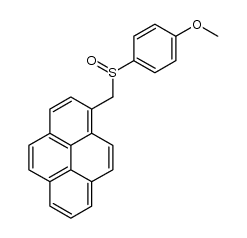 methylpyrenyl-p-methoxyphenyl sulfoxide结构式