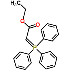 Ethyl 2-(triphenylphosphoranylidene)acetate structure
