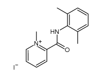 2-(2,6-dimethyl-phenylcarbamoyl)-1-methyl-pyridinium, iodide结构式