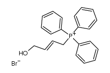 (E)-(4-hydroxybut-2-en-1-yl)triphenylphosphonium bromide Structure