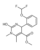 methyl 6-[2-(difluoromethoxy)phenyl]-3,4-dimethyl-2-oxo-1,6-dihydropyrimidine-5-carboxylate Structure