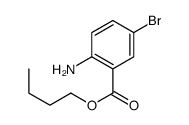 2-氨基-5-溴苯甲酸丁酯结构式