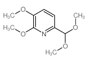 6-(Dimethoxymethyl)-2,3-dimethoxypyridine structure